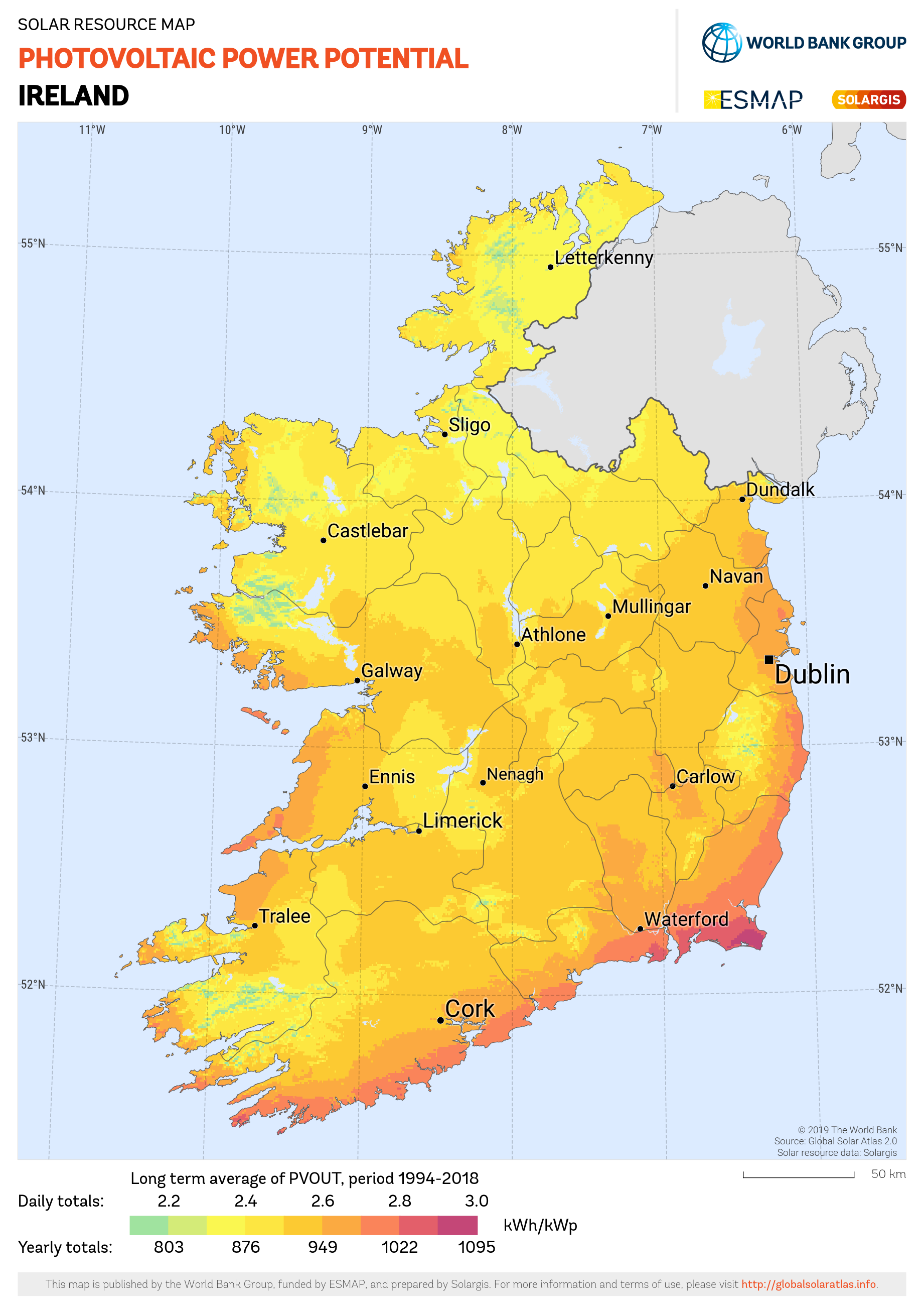 Photovoltaic Power Potential Map